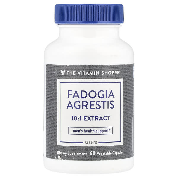 The Vitamin Shoppe, Men's Fadogia Agrestis, 60 Vegetable Capsules (600 mg per Capsule)