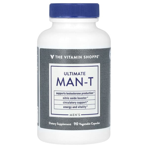 The Vitamin Shoppe, Men's Ultimate Man-T, 90 Vegetable Capsules