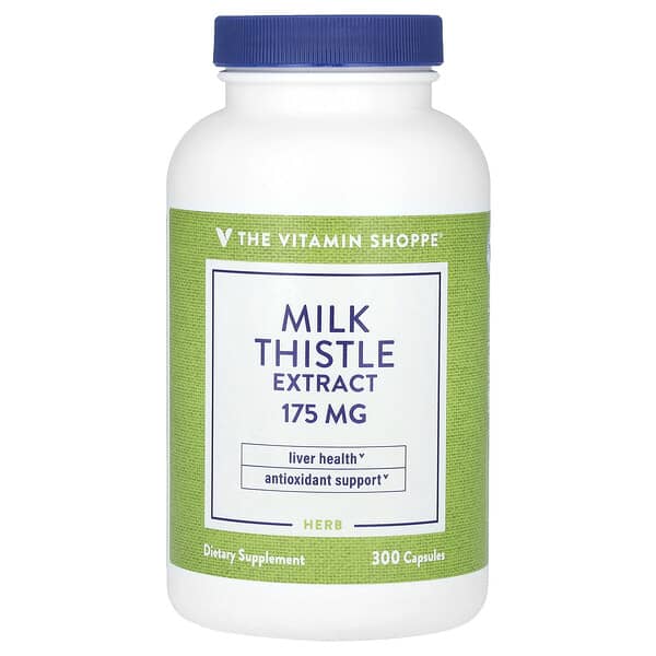 The Vitamin Shoppe, Milk Thistle Extract, 175 mg, 300 Capsules