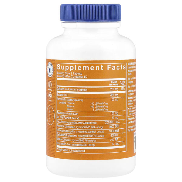 Alternative view of The Vitamin Shoppe, Multi-Enzyme, 100 Tablets