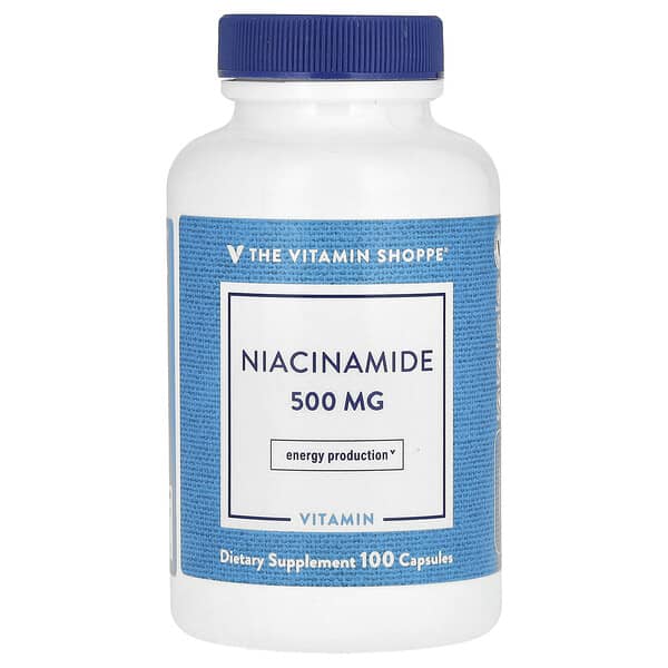 The Vitamin Shoppe, Niacinamide, 500 mg, 100 Capsules