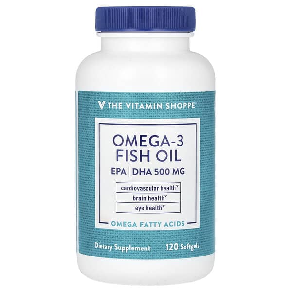 The Vitamin Shoppe, Omega-3 Fish Oil, 120 Softgels 3 The Vitamin Shoppe, Omega-3 Fish Oil, 120 Softgels