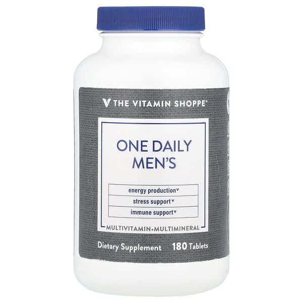 The Vitamin Shoppe, One Daily Men's, 180 Tablets