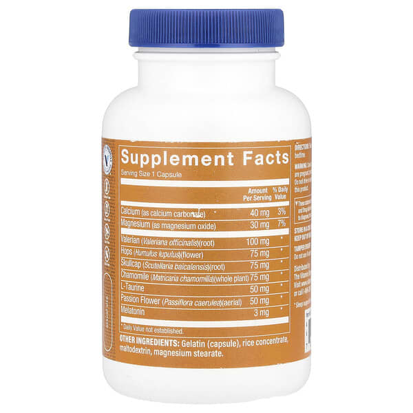 Alternative view of The Vitamin Shoppe, Snooze-In With Melatonin, 120 Capsules