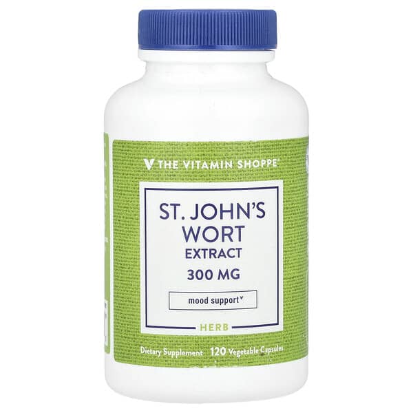 The Vitamin Shoppe, St. John's Wort Extract , 300 mg , 120 Vegetable Capsule