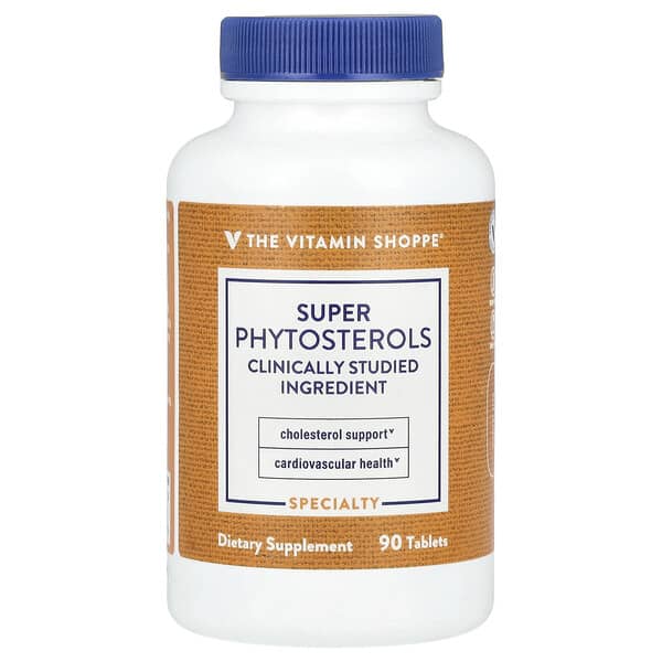 The Vitamin Shoppe, Super Phytosterols, 90 Tablets (900 mg per Tablet)