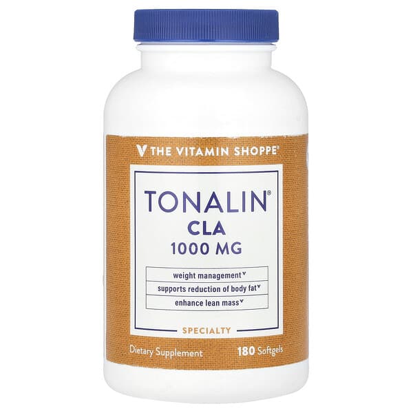 The Vitamin Shoppe, Tonalin® CLA, 1,000 mg, 180 Softgels 3 The Vitamin Shoppe, Tonalin® CLA, 1,000 mg, 180 Softgels