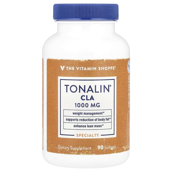 The Vitamin Shoppe, Tonalin® CLA, 1,000 mg, 90 Softgels 5 The Vitamin Shoppe, Tonalin® CLA, 1,000 mg, 90 Softgels