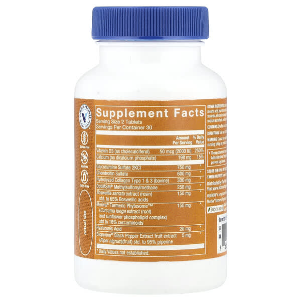 The Vitamin Shoppe, Ultimate Gold Joint Care, 60 Tablets 2 The Vitamin Shoppe, Ultimate Gold Joint Care, 60 Tablets - Ảnh 2