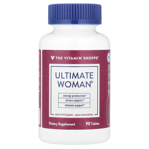 The Vitamin Shoppe, Ultimate Woman®, Multivitamin & Multimineral, 90 Tablets