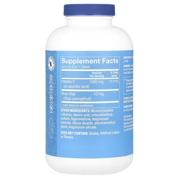 Alternative view of The Vitamin Shoppe, Vitamin C With Rose Hips, 600 Tablets