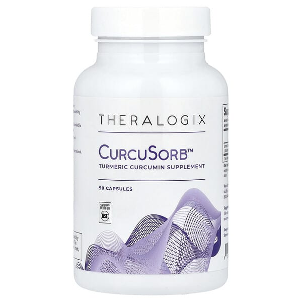 Theralogix, CurcuSorb, 90 Capsules (300 mg per Capsule)