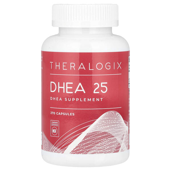 Theralogix, DHEA 25, 270 Capsules (25 mg per Capsule)