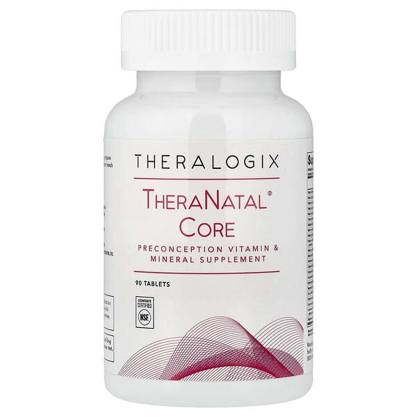 Theralogix, TheraNatal® Core, 90 Tablets