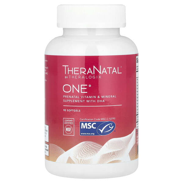 Theralogix, TheraNatal, One, 90 Softgels