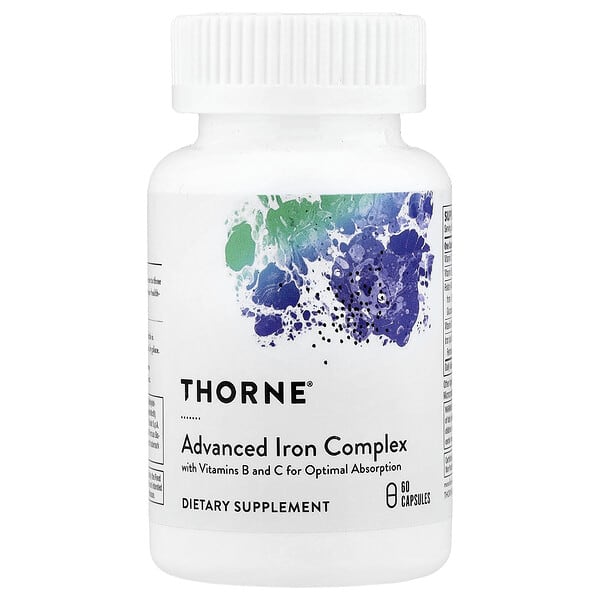 Thorne, Advanced Iron Complex, 60 Capsules