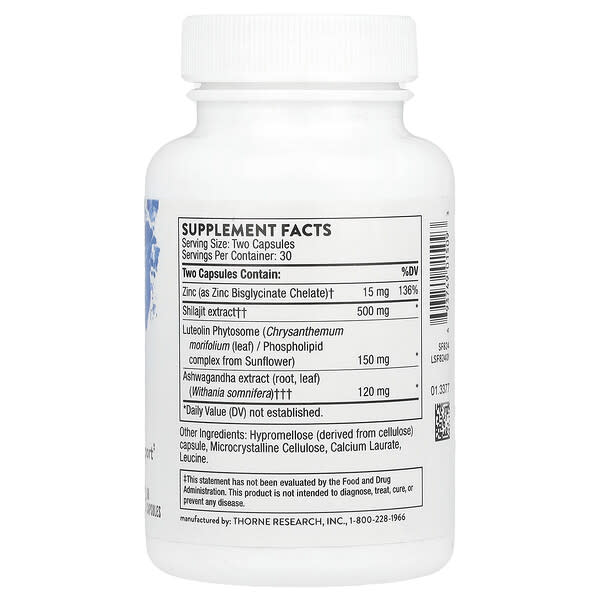 Alternative view of Thorne, Advanced Testosterone Support, 60 Capsules