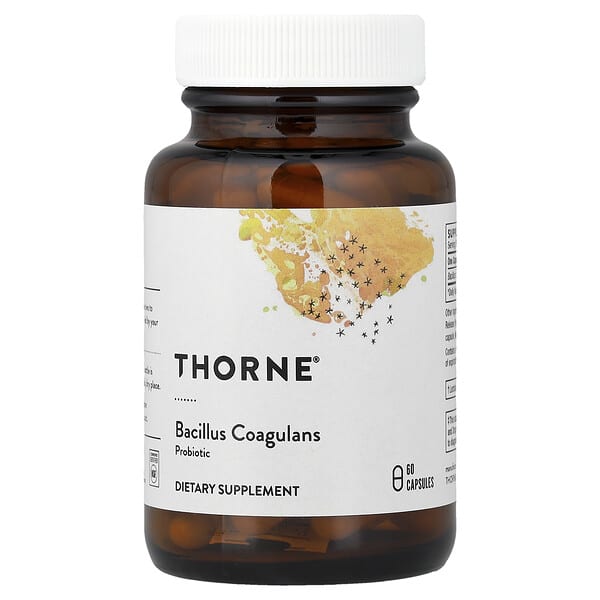 Thorne, Bacillus Coagulans, 60 Capsules (133 mg per Capsule)