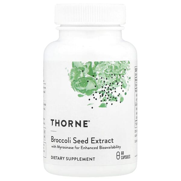 Thorne, Broccoli Seed Extract, 60 Capsules