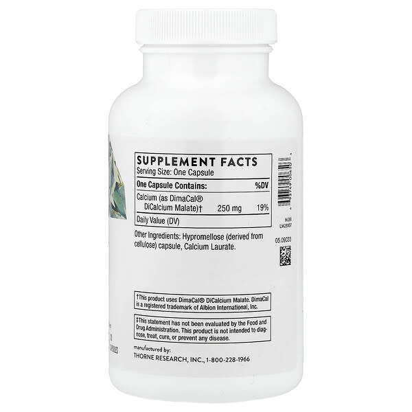 Alternative view of Thorne, Calcium, 120 Capsules (250 mg Per capsule)