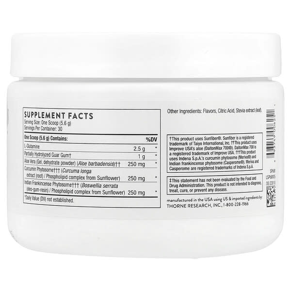 Alternative view of Thorne, EnteroMend®, Orange Vanilla, 5.9 oz (168 g)