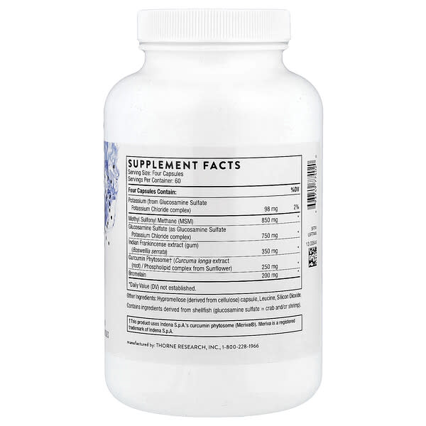Alternative view of Thorne, Joint Support Nutrients, 240 Capsules