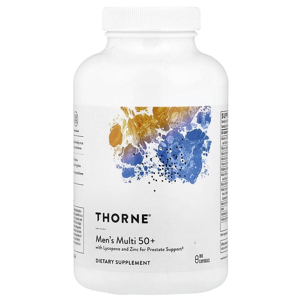 Thorne, Men's Multi 50+, 180 Capsules