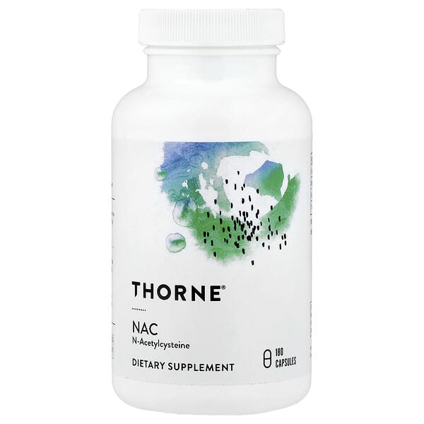 Thorne, NAC, 180 Capsules (500 mg per Capsule)