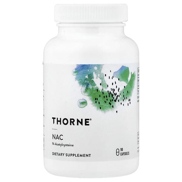 Thorne, NAC, 90 Capsules (500 mg per Capsule)