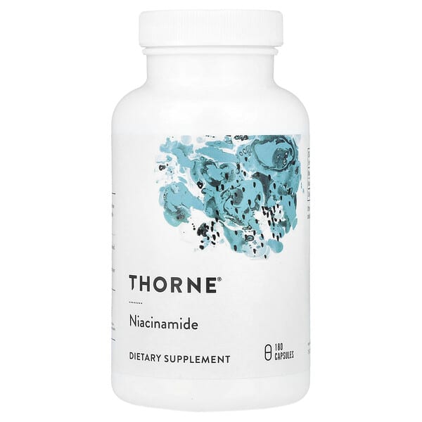 Thorne, Niacinamide, 180 Capsules (500 mg per Capsule)
