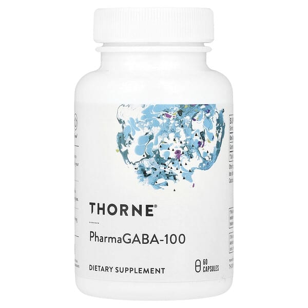 Thorne, PharmaGABA-100, 60 Capsules (100 mg per Capsule)
