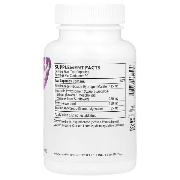 Alternative view of Thorne, ResveraCel®, 60 Capsules