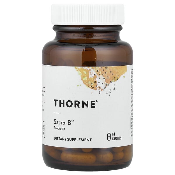 Thorne, Sacro-B™, Probiotic, 60 Capsules (250 mg per Capsule)