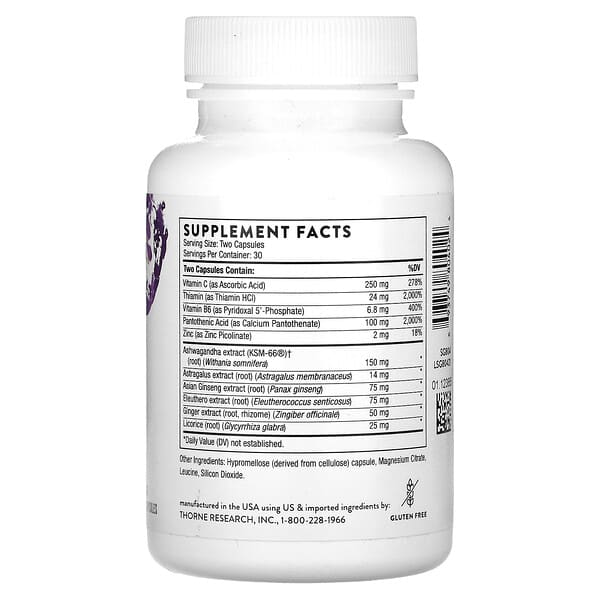 Alternative view of Thorne, Stress Balance, 60 Capsules