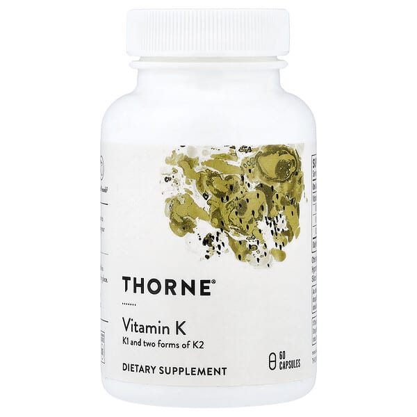 Thorne, Vitamin K, 60 Capsules