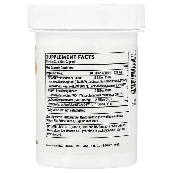 Alternative view of Thorne, Women's Daily Probiotic, 30 Capsules