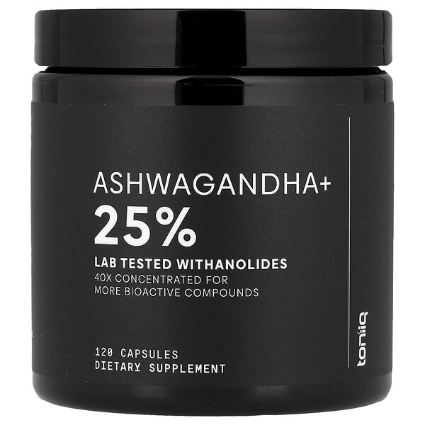 Toniiq, Ashwagandha+, 120 Capsules