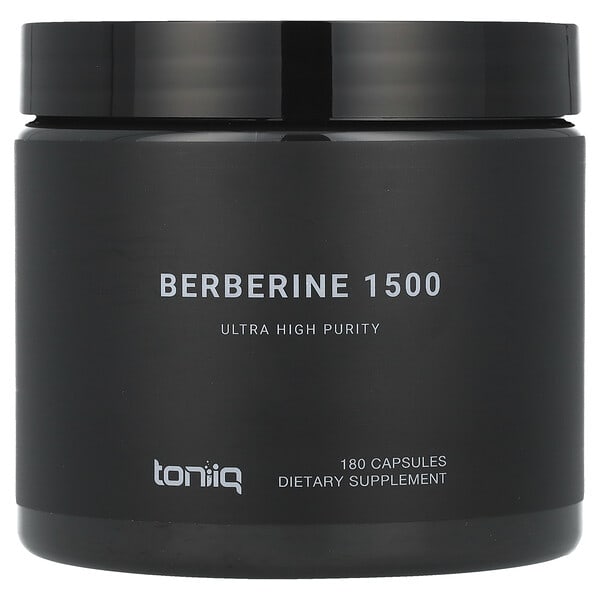 Toniiq, Berberine 1500, 180 Capsules (500 mg per Capsule)