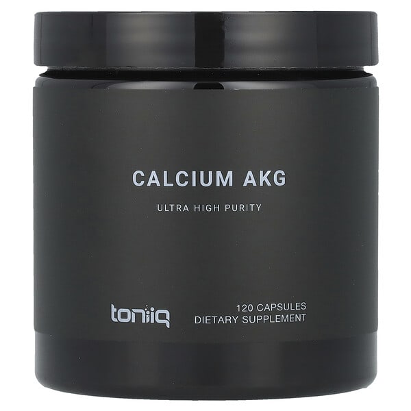 Toniiq, Calcium AKG, 120 Capsules