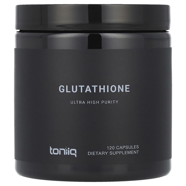 Toniiq, Glutathione, 120 Capsules (500 mg per Capsule)