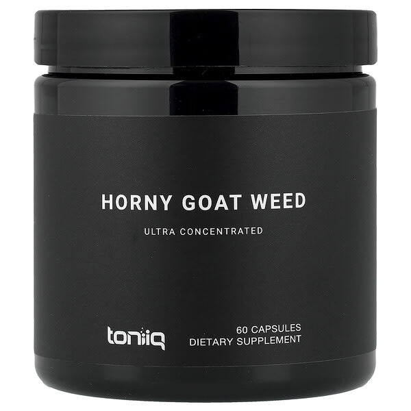 Toniiq, Horny Goat Weed, 60 Capsules (500 mg per Capsule)