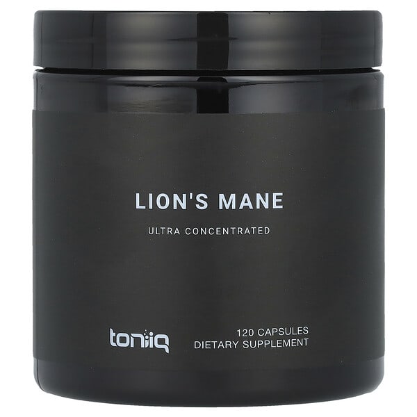 Toniiq, Lion's Mane, 120 Capsules (600 mg per Capsule)
