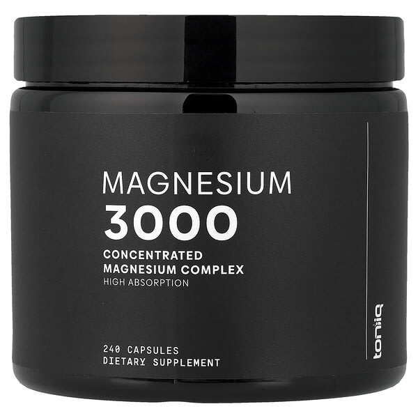 Toniiq, Magnesium 3000, 240 Capsules