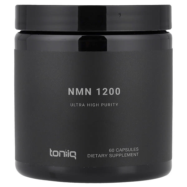 Toniiq, NMN 1200, 60 Capsules (600 mg per Capsule)
