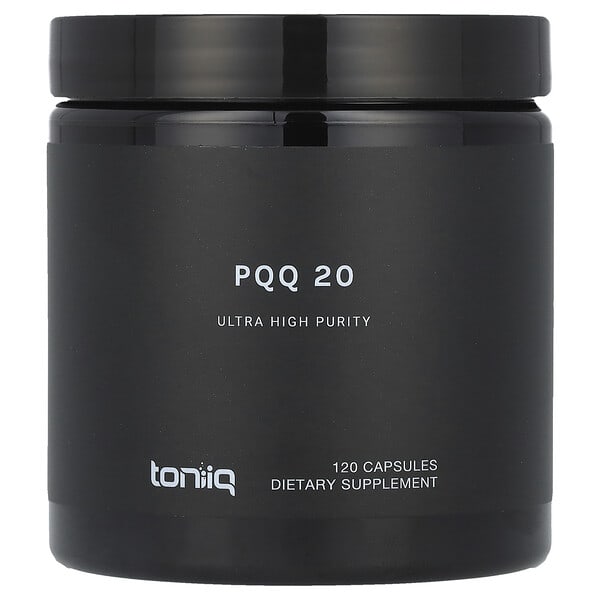 Toniiq, PQQ 20, 120 Capsules (20 mg per Capsule)