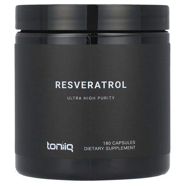 Toniiq, Resveratrol, 180 Capsules (300 mg per Capsule)