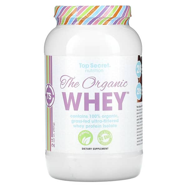 Top Secret Nutrition, The Organic Whey, Chocolate Fudge Milkshake , 2 lb (907 g)