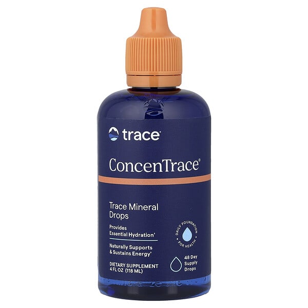 ConcenTrace®, Trace Mineral Drops, 4 fl oz (118 ml)