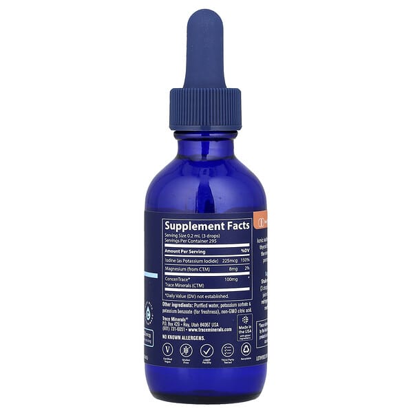 Alternative view of Trace, Ionic Iodine Liquid, 2 fl oz (59 ml)