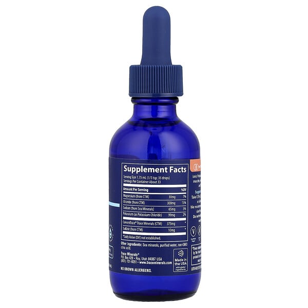 Alternative view of Trace, Ionic Potassium, 2 fl oz (59 ml)